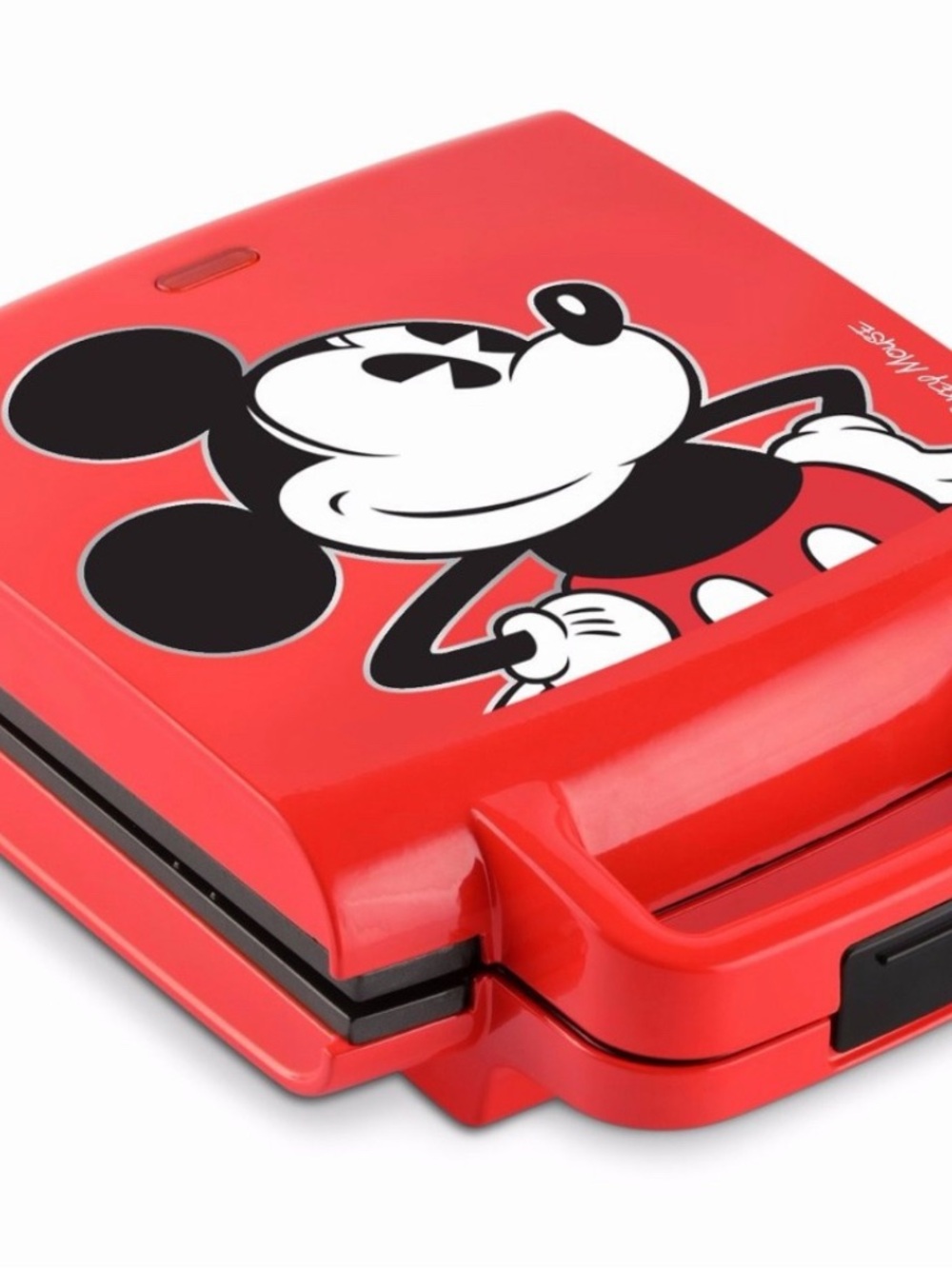 Disney Red Waffle Maker with Label